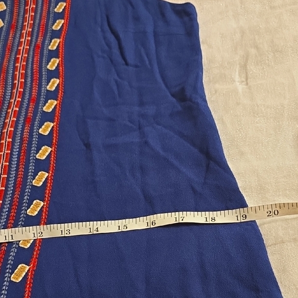 THML Blue and Red Mini Dress - Picture 9 of 14